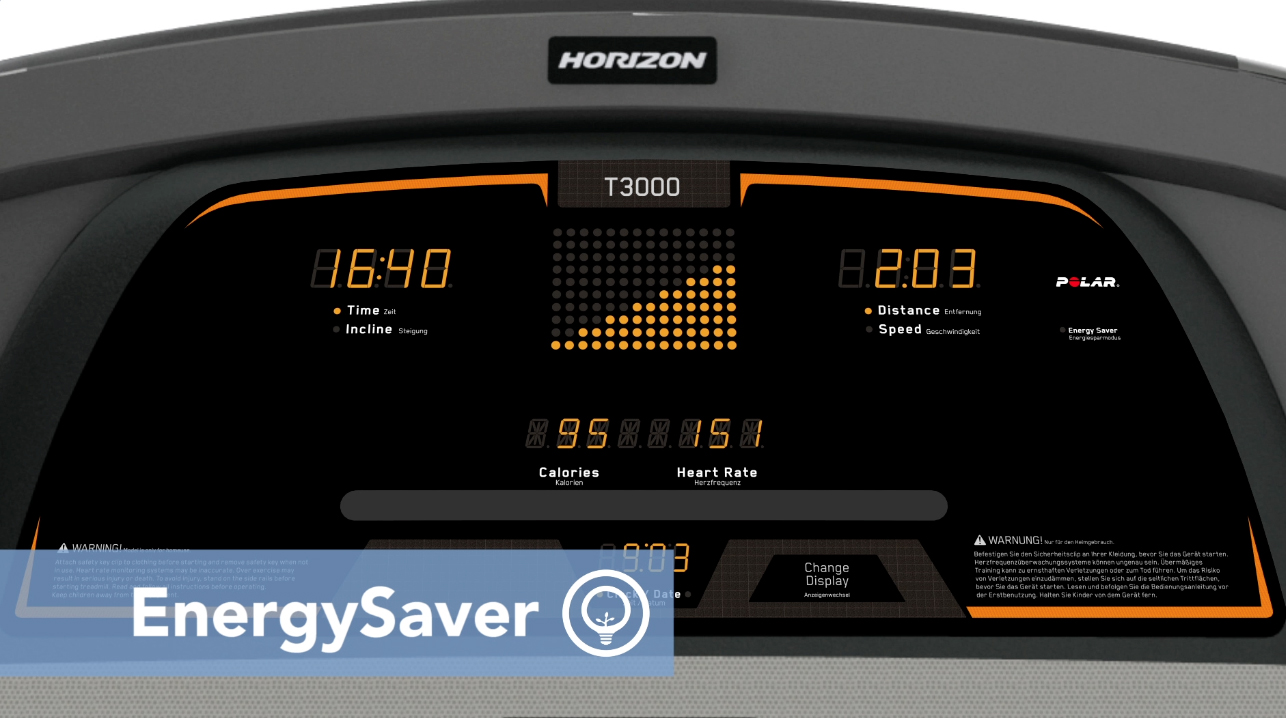 喬山T3000智慧節能裝置.Energy Saver Mode