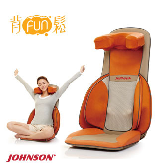 JOHNSON 背FUN鬆 肩頸背按摩背墊︱CM360