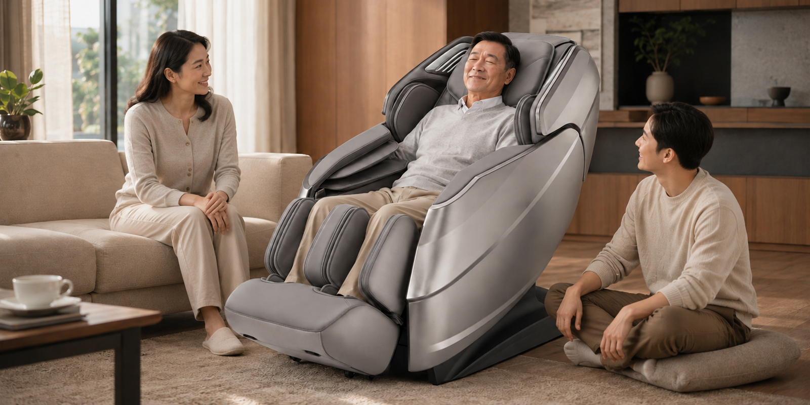 JOHNSON A395 琉光椅居家使用情境