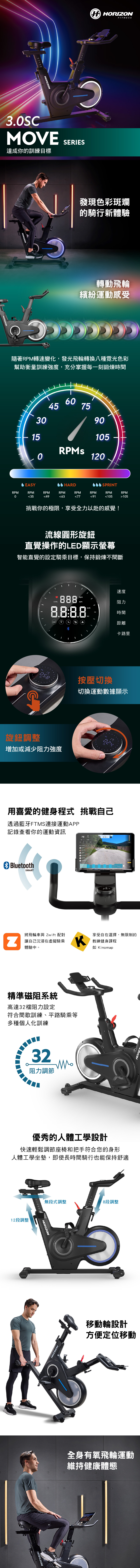 3.0SC 飛輪車 達成你的目標 發現色彩斑斕的騎行新體驗