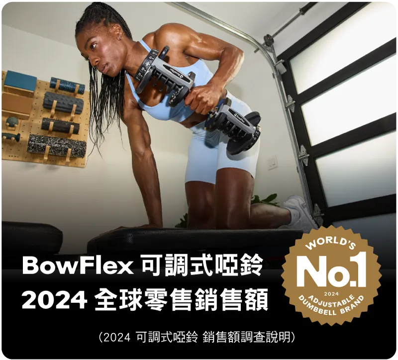 BowFlex 可調式啞鈴，2024 全球零售銷售額第一