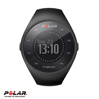 Polar M200 防水跑步智能運動手環/手錶 (黑/紅)