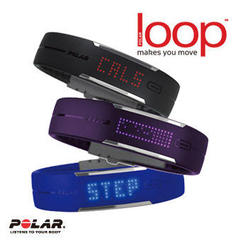 Polar Loop 智能運動手環 / 智慧手環錶 (黑/藍/紫)