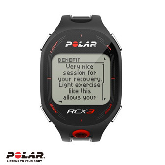 Polar RCX3M 男用黑色二鐵心率錶