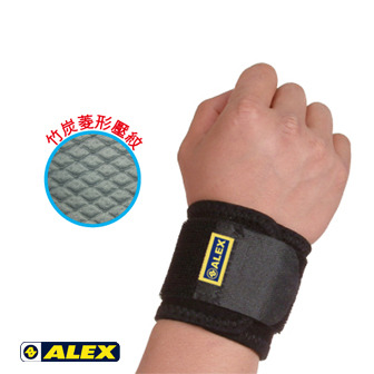 ALEX 竹炭加強型護腕(調整式)