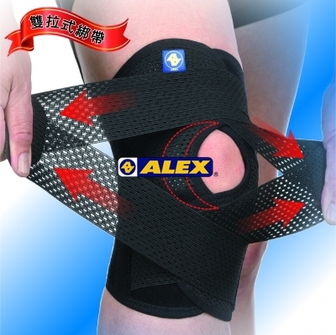 ALEX T-80 雙拉式透氣護膝(只)M/L/XL