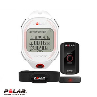 Polar RCX3F 女用白色二鐵心率錶含G5 GPS及資料傳輸器(DataLink)