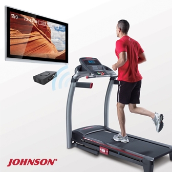 JOHNSON 8.1T 實境互動跑步機(含Passport套裝組合)